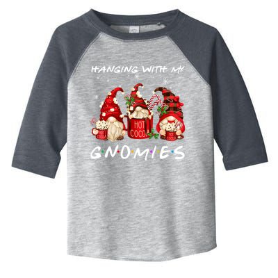 Hanging With My Gnomies Hot Cocoa Gnomes Chocolate Christmas Toddler Fine Jersey T-Shirt