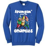 Hanging With My Gnomies Gnome Ugly Christmas Lefse Xmas Gift Sweatshirt