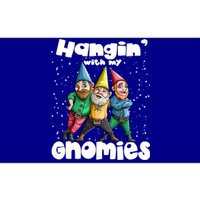 Hanging With My Gnomies Gnome Ugly Christmas Lefse Xmas Gift Bumper Sticker