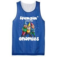 Hanging With My Gnomies Gnome Ugly Christmas Lefse Xmas Gift Mesh Reversible Basketball Jersey Tank