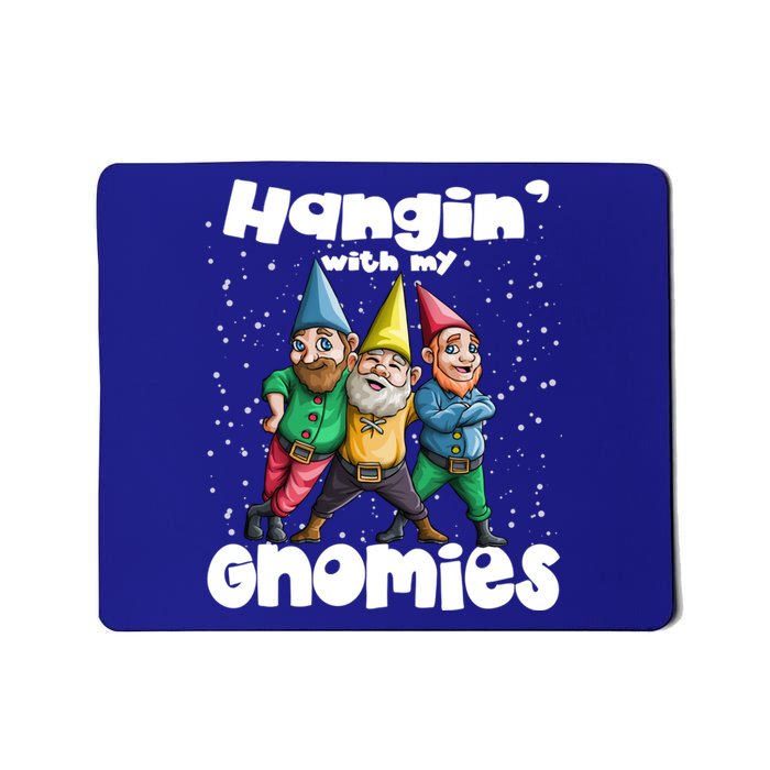 Hanging With My Gnomies Gnome Ugly Christmas Lefse Xmas Gift Mousepad