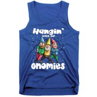 Hanging With My Gnomies Gnome Ugly Christmas Lefse Xmas Gift Tank Top