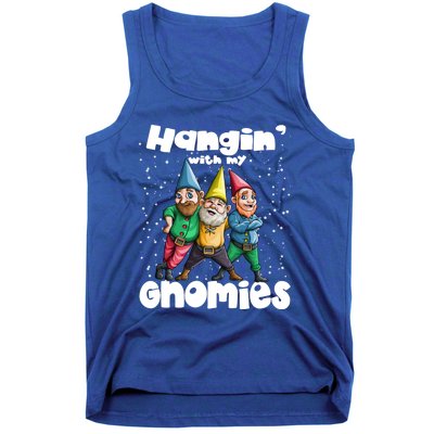 Hanging With My Gnomies Gnome Ugly Christmas Lefse Xmas Gift Tank Top