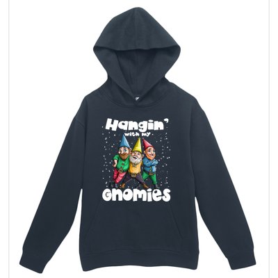 Hanging With My Gnomies Gnome Ugly Christmas Lefse Xmas Gift Urban Pullover Hoodie