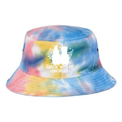 Hangin With My Gnomies American Gnomes Usa 4th Of July Gnome Gift Tie Dye Newport Bucket Hat