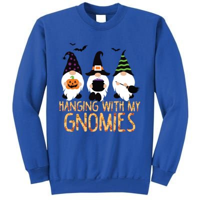 Hanging With My Gnomies Halloween Thanksgiving Christmas Gift Tall Sweatshirt