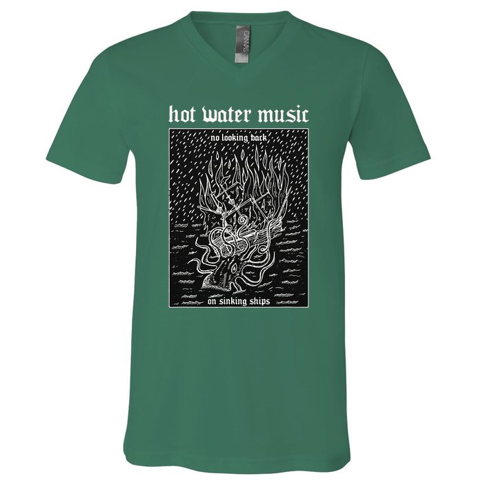 Hot Water Music V-Neck T-Shirt