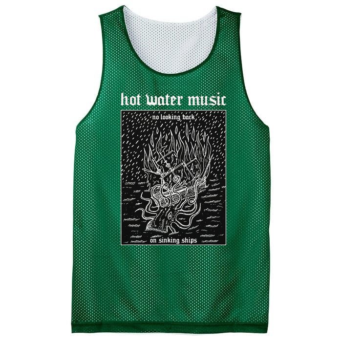 Hot Water Music Mesh Reversible Basketball Jersey Tank