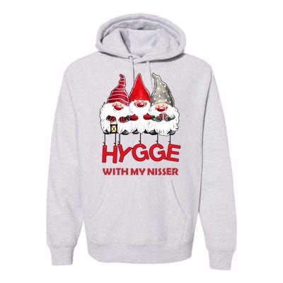 Hygge With My Nisser Christmas Premium Hoodie