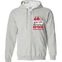 Hygge With My Nisser Christmas Full Zip Hoodie