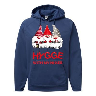 Hygge With My Nisser Christmas Performance Fleece Hoodie