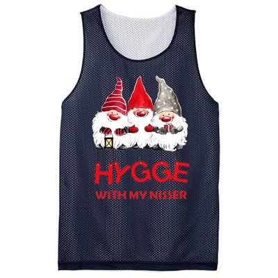 Hygge With My Nisser Christmas Mesh Reversible Basketball Jersey Tank