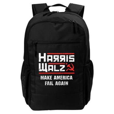 Harris Walz Make America Fail Again Anti Kamala Socialist Backpack