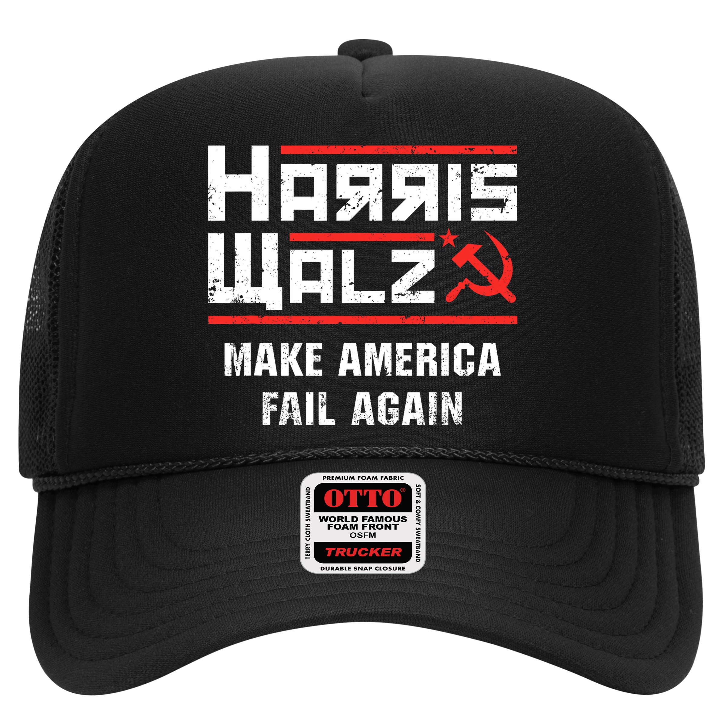 Harris Walz Make America Fail Again Anti Kamala Socialist Hat
