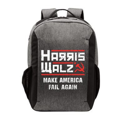 Harris Walz Make America Fail Again Anti Kamala Socialist Vector Backpack