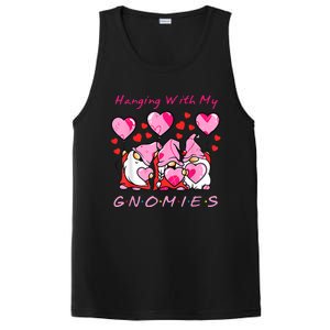 Hanging With My Gnomies Funny Gnome Friend Valentines Day PosiCharge Competitor Tank