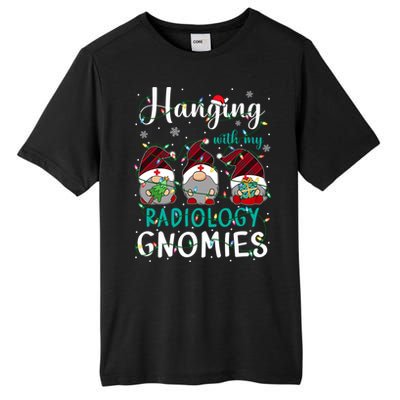 Hanging With My Radiology Nurse Gnomies Xmas Nurse Gnomes Gift Tall Fusion ChromaSoft Performance T-Shirt