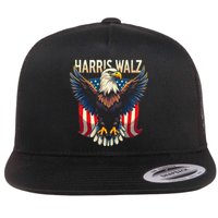 Harris Walz Majestic Eagle Flat Bill Trucker Hat