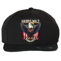 Harris Walz Majestic Eagle Wool Snapback Cap