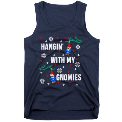 Hangin With My Gnomies Ugly Christmas Tank Top