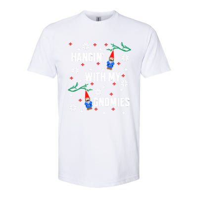 Hangin With My Gnomies Ugly Christmas Softstyle® CVC T-Shirt