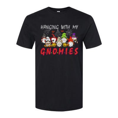 Hanging With My Gnomies Christmas Costume Halloween Gnomes Softstyle CVC T-Shirt