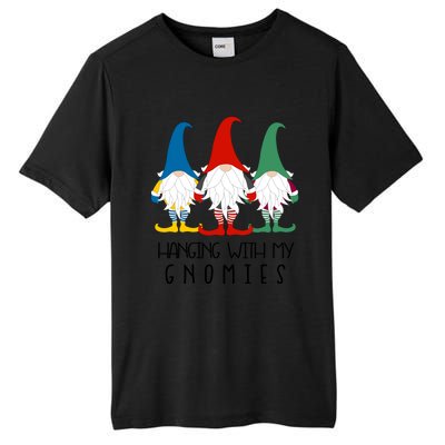 Hanging With My Gnomies Nordic Santa Gnome Funny Christmas Gift Tall Fusion ChromaSoft Performance T-Shirt