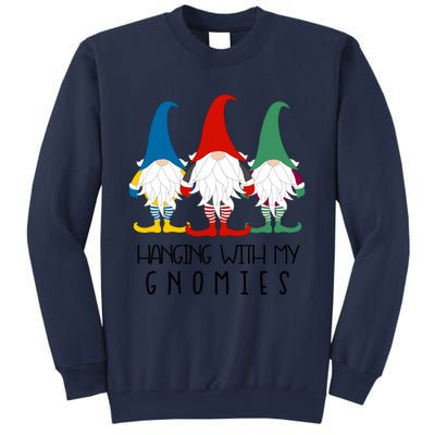 Hanging With My Gnomies Nordic Santa Gnome Funny Christmas Gift Sweatshirt