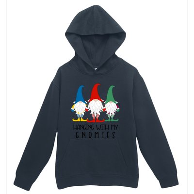 Hanging With My Gnomies Nordic Santa Gnome Funny Christmas Gift Urban Pullover Hoodie