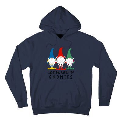 Hanging With My Gnomies Nordic Santa Gnome Funny Christmas Gift Tall Hoodie