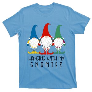 Hanging With My Gnomies Nordic Santa Gnome Funny Christmas Gift T-Shirt