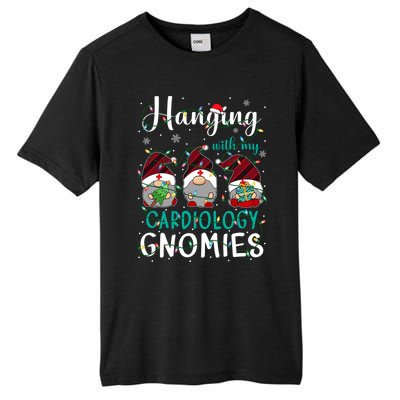 Hanging With My Cardiology Nurse Gnomies Xmas Nurse Gnomes Gift Tall Fusion ChromaSoft Performance T-Shirt