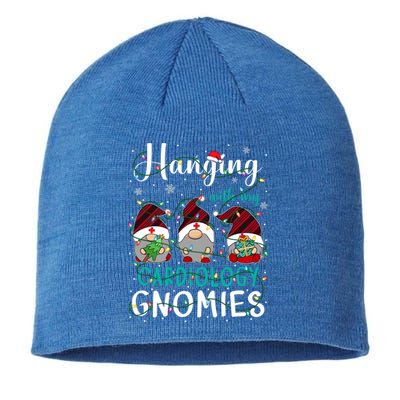 Hanging With My Cardiology Nurse Gnomies Xmas Nurse Gnomes Gift Sustainable Beanie