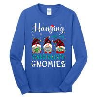 Hanging With My Cardiology Nurse Gnomies Xmas Nurse Gnomes Gift Tall Long Sleeve T-Shirt