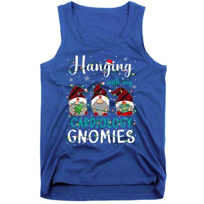 Hanging With My Cardiology Nurse Gnomies Xmas Nurse Gnomes Gift Tank Top