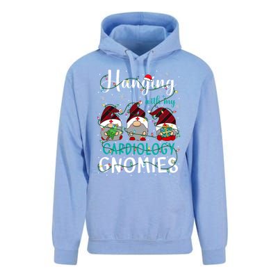 Hanging With My Cardiology Nurse Gnomies Xmas Nurse Gnomes Gift Unisex Surf Hoodie