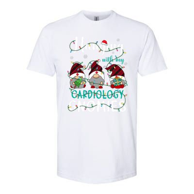 Hanging With My Cardiology Nurse Gnomies Xmas Nurse Gnomes Gift Softstyle® CVC T-Shirt