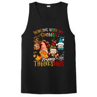 Hanging With My Gnomies Happy Thanksmas Thanksgiving Xmas PosiCharge Competitor Tank