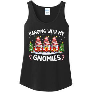 Hanging With My Gnomies Matching Family Christmas Pjs Gnome Ladies Essential Tank