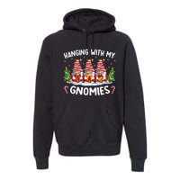 Hanging With My Gnomies Matching Family Christmas Pjs Gnome Premium Hoodie