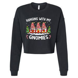 Hanging With My Gnomies Matching Family Christmas Pjs Gnome Cropped Pullover Crew