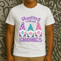 Hunting With My Gnomies Funny Easter T-Shirt