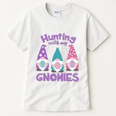 Hunting With My Gnomies Funny Easter Tall T-Shirt
