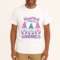 Hunting With My Gnomies Funny Easter Tall T-Shirt