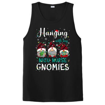 Hanging With My Nicu Nurse Gnomies Christmas Nurse Gnomes Gift PosiCharge Competitor Tank