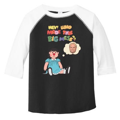 Hey Who Made This Big Mess Doug Edition Toddler Fine Jersey T-Shirt