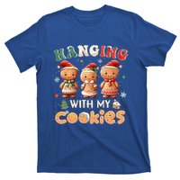 Hanging With My Cookies Funny Santa Cookie Xmas Tree Snow Great Gift T-Shirt