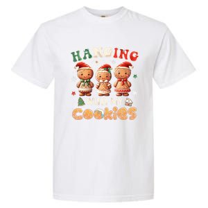 Hanging With My Cookies Funny Santa Cookie Xmas Tree Snow Great Gift Garment-Dyed Heavyweight T-Shirt