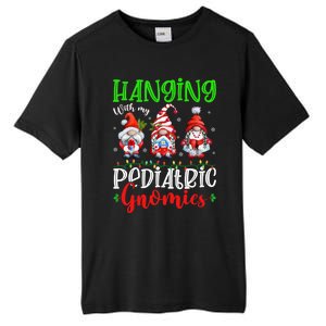 Hanging With My Pediatric Gnomies Cute Xmas Gnome Nurse Cute Gift Tall Fusion ChromaSoft Performance T-Shirt