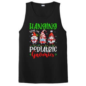 Hanging With My Pediatric Gnomies Cute Xmas Gnome Nurse Cute Gift PosiCharge Competitor Tank